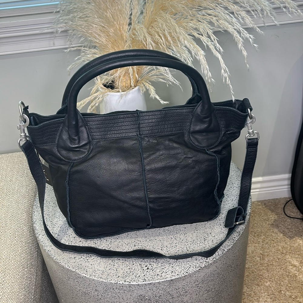 L.K Liebeskind Genuine Black Leather Hand Bag